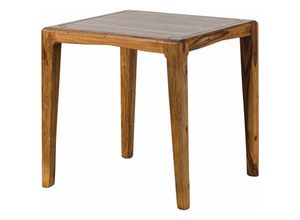 4251213500139 - Massivmoebel24 - Beistelltisch Sheesham 50x50x50 braun lackiert ancona 111 - braun