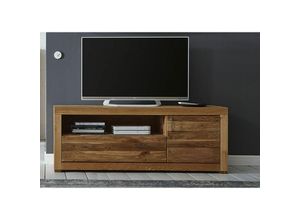 4251213500702 - TV-Board Wildeiche 165x48x63 natur geölt BERLIN 21 - natur