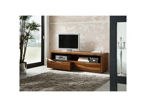 4251213504618 - Massivmoebel24de - TV-Board Sheesham 180x50x55 walnuss lackiert duke 114 - dunkelbraun