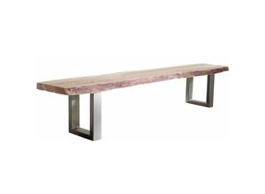 4251213505400 - Baumbank Akazie 155x38x45 Natural Stone lackiert freeform 132 - beige