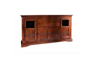 4251213517625 - Sideboard Akazie 181x50x100 nougat lackiert OXFORD 453 - dunkelbraun