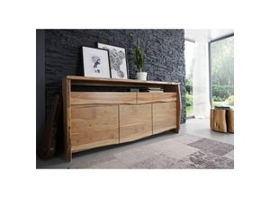 4251213533755 - Massivmoebel24de - Sideboard Akazie 191x45x96 natur lackiert pure acacia 102 - natur