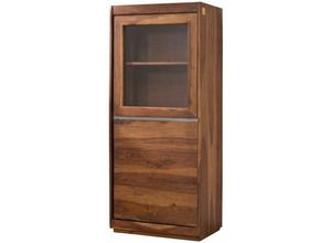 4251213537739 - Vitrine Sheesham 63x40x147 noble unique lackiert sydney 105 - braun