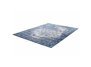 4251213538859 - Massivmoebel24 - Teppich 240x170x blau new boston - blau