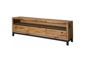 4251213542405 - Massivmoebel24de - TV-Board Wildeiche 170x40x56 natur geölt villanders 114 - natur