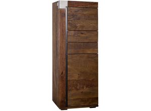 4251213542566 - Highboard Mango 53x45x142 braun lackiert Amsterdam 06 - braun