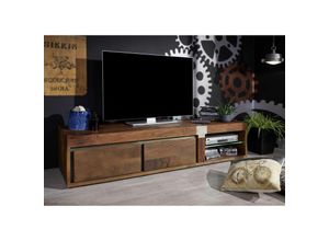 4251213542610 - Massivmoebel24 - TV-Board Mango 180x48x39 braun lackiert Amsterdam 01 - braun