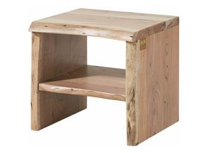 4251213543129 - Massivmoebel24de - Nachttisch Akazie 45x40x45 natur lackiert pure acacia 310 - natur