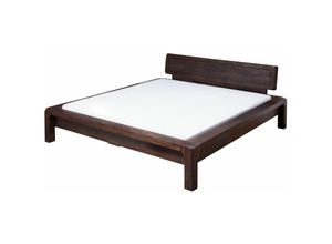 4251213545550 - Bett Akazie 180x200x80 tabak lackiert bueno 030 - dunkelbraun