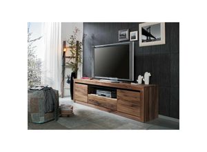 4251213545987 - TV-Board Wild- Zerreiche 202x42x55 Tabacco brown geölt MONTREUX 305 - braun