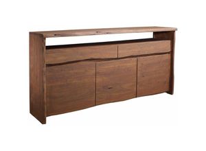 4251213548889 - Massivmoebel24de - Sideboard Akazie 191x45x96 braun lackiert pure acacia 202 - braun