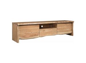 4251213549589 - Massivmoebel24de - TV-Board Akazie 191x45x50 natur lackiert pure acacia 702 - natur