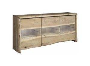 4251213549640 - Massivmoebel24 - Sideboard Akazie 191x45x96 natur lackiert pure acacia 708 - natur