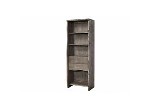 4251213550103 - Massivmoebel24 - Regal Akazie 71x45x204 grau lackiert pure acacia 409 - grau