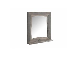 4251213550417 - Massivmoebel24de - Badspiegel Akazie 70x12x78 grau lackiert pure acacia 603 - grau