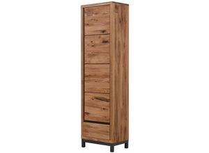 4251213557614 - Massivmoebel24de - Garderobe Wildeiche 56x40x205 tabacco geölt villanders 331 - braun