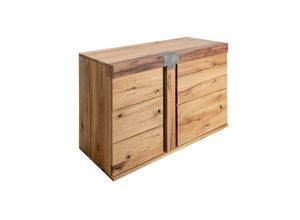 4251213561895 - Sideboard Wildeiche   Zerreiche 115x45x75 natur geölt new amsterdam 09 - natur