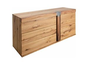 4251213561901 - Massivmoebel24de - Sideboard Wildeiche   Zerreiche 160x45x75 natur geölt new amsterdam 10 - natur