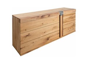 4251213561918 - Sideboard Wildeiche   Zerreiche 180x45x75 natur geölt NEW AMSTERDAM 11 - natur