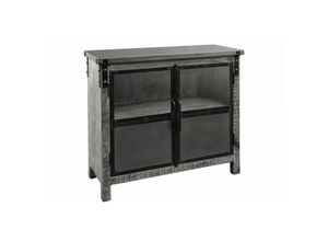 4251213562830 - Massivmoebel24de - Sideboard Mango 100x40x90 grau lackiert heavy industry 127 - grau