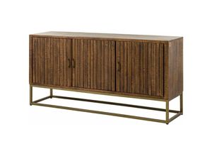 4251213568061 - Massivmoebel24de - Sideboard Mango 178x46x85 braun lackiert stilmöbel 124 - braun