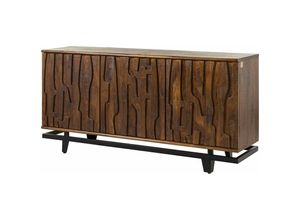 4251213568658 - Sideboard Mango 183x47x89 braun lackiert STILMÖBEL 127 - braun