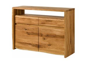 4251213570033 - Massivmoebel24de - Sideboard Wildeiche 131x45x96 natur geölt pure oak 103 - natur