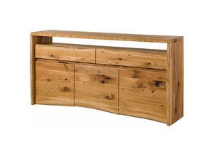 4251213570040 - Massivmoebel24de - Sideboard Wildeiche 191x45x96 natur geölt pure oak 102 - natur