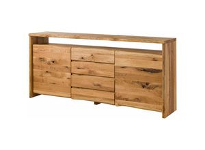 4251213570057 - Sideboard Wildeiche 210x45x96 natur geölt PURE OAK 701 - natur