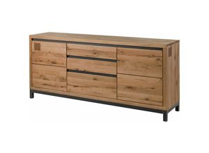 4251213571245 - Sideboard Wildeiche 190x45x85 tabacco brown geölt villanders 351 - braun