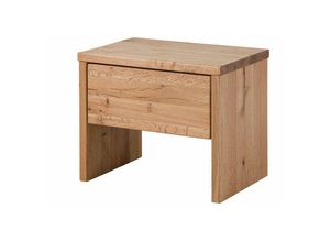 4251213573102 - Massivmoebel24de - Nachttisch Zerreiche 50x35x40 natur geölt jangali 729 - natur