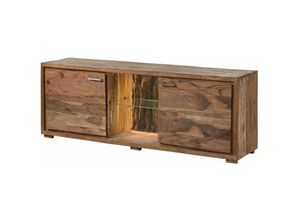 4251213573164 - Massivmoebel24de - TV-Board Akazie 175x40x63 natur lackiert bark 111 - natur