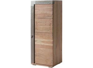 4251213588649 - Highboard Akazie 53x45x142 beige lackiert Amsterdam 106 - beige