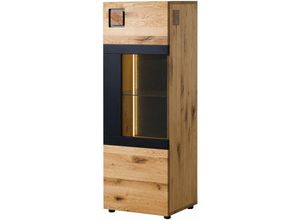 4251213592653 - Massivmoebel24 - Highboard Wildeiche 50x435x143 natur geölt lackiert kitzbühel 105 - natur