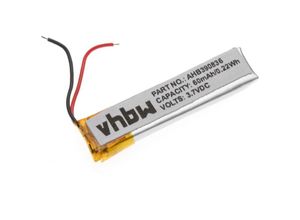 4251215327840 - Li-Polymer Akku 60mAh (37V) kompatibel mit Headset Kopfhörer Jabra 100-55400000-02 100-55400000-60 100-55400001-02 Ersatz für AHB390836 B350735