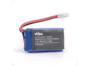 4251215389688 - Li-Polymer Akku 380mAh (37V) kompatibel mit Drohne Multicopter Quadrocopter Hubsan X4 H107 X4 H107C X4 H107D Galaxy Visitor Walkera Ladybird