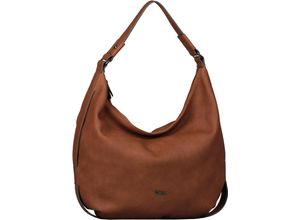 4251234482827 - Gabor® Hobo Bag Malu Kunstleder Emblem für Damen braun