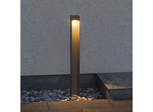 4251242900283 - Doporro - led Wegeleuchten Außenlampe Pollerleuchte BTH6x6x60cm 3000K Aussenleuchte Standleuchte für Garten Sandgrau dunkel 5W IP65 BaldersLights