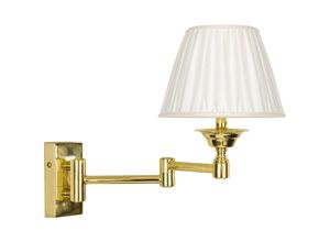 4251254242777 - Licht-erlebnisse - Klassische Wandlampe Elegant - vergoldet mit 24 Karat Weiß