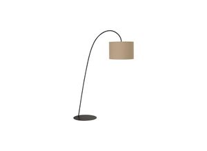 4251254255746 - Licht-erlebnisse - xxl Bogenlampe in Kaffee-braun - Schwarz Braun