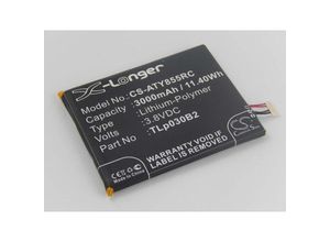 4251258862612 - Li-Polymer Akku 3000mAh (38V) kompatibel mit mobile lte Router Hotspot ee Osprey Ersatz für TLp030B2 - Vhbw