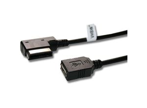 4251258875087 - Kfz Audio Kabel kompatibel mit Seat Alhambra Altea Exeo Ibiza Leon mdi (mobile device interface) - USB-Adapter Schwarz - Vhbw