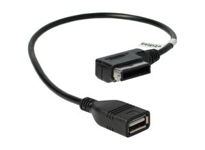 4251258875124 - Kfz Audio Kabel kompatibel mit vw Touareg Touran - USB-Adapter 371 cm Schwarz - Vhbw