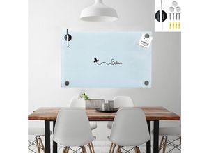 4251258916636 - - 30x50cm Glasmagnettafel Weiß Whiteboard Glasboard Magnetwand Schreibtafel