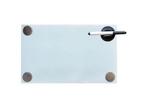 4251258924211 - Glasmagnettafel Whiteboard Glasboard Magnetwand Pinnwand 30 x 50 x 04 cm Weiß - Melko