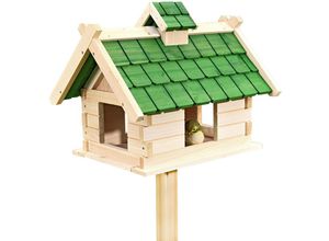 4251258933572 - Vogelhaus Holz Vogelfutterhaus Vogelvilla Vogelhäuschen Vogelfutterstation - Melko