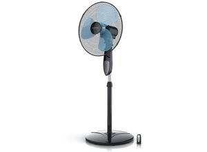 4251259145868 - Standventilator 42 cm Standlüfter Ventilator höhenverstellbarer Standfuß Neigungswinkel verstellbar 50W 3 Geschwindigkeitsstufen