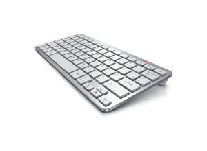 4251259149675 - CSL Wireless-Tastatur 24Ghz Slim Design Mini Keyboard platzsparend ergonomisch Kabellos silber