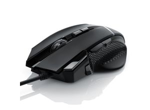 4251259164210 - CSL Gaming-Maus kabelgebunden 500 dpi ergonomisch 3200 dpi Abtastrate wählbar Mouse inkl Gewichten