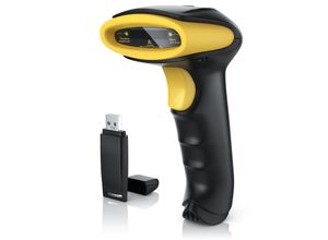 4251259164661 - Kabelloser Laser Barcode Scanner - präzises & schnelles Lesen 6 Scan-Modi   1400mAh Akku